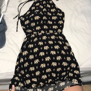 Elephant boho dress